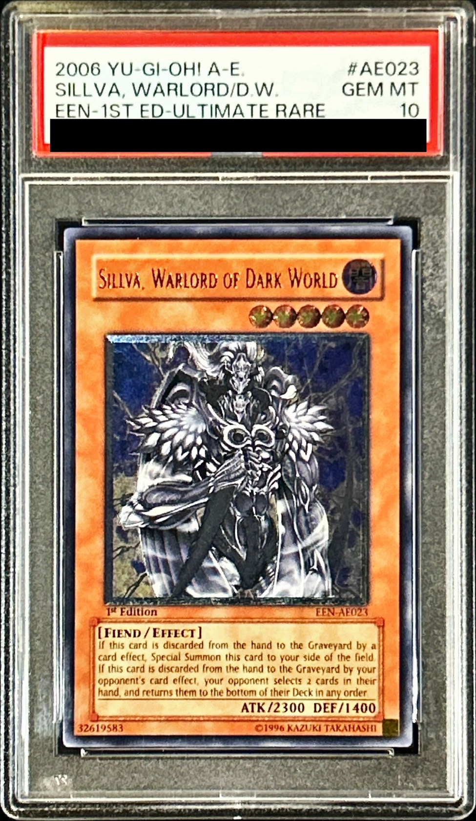 遊戯王 黒炎弾 旧レリーフ PSA10 美品】遊戯王 黒炎弾 レリーフ SOD-JP042