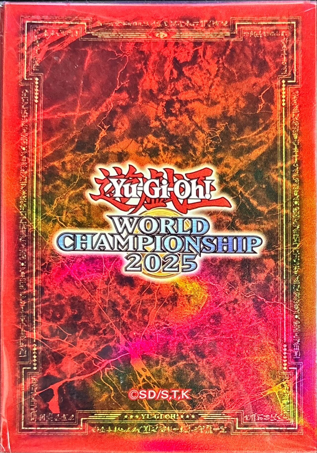 遊戯王 WCS2024 スリーブ 未開封 赤 yu-gi-oh 100枚 遊戯王 WCS2024