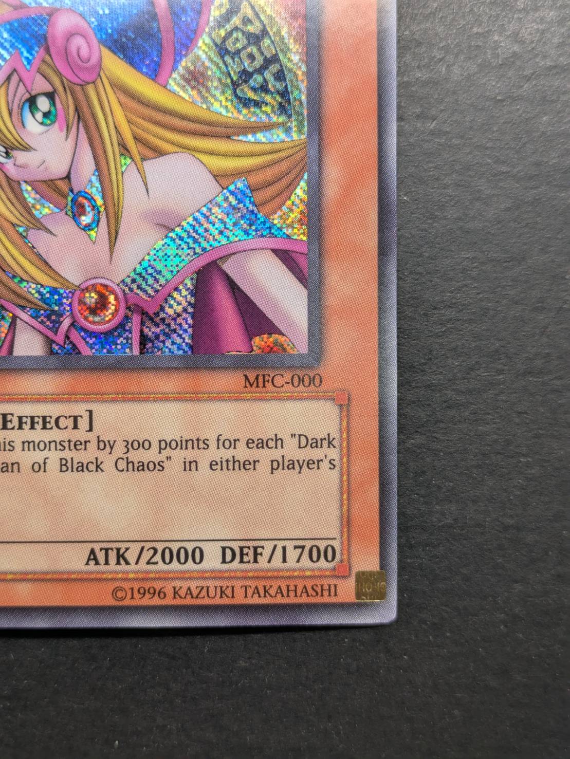 状態B〕☆旧アジア☆ブラックマジシャンガール【シークレット】{MFC