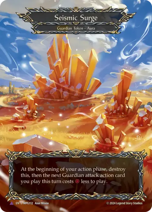 その他 Flesh and Blood Seismic Surge MGP112 Seismic Surge Mastery