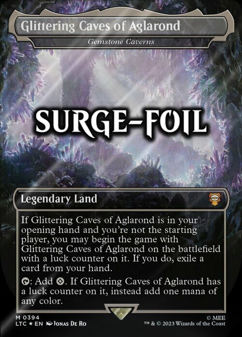 アグラロンドの燦光洞 宝石の洞窟 英語版 foil 1枚 MTG サージ・Foil