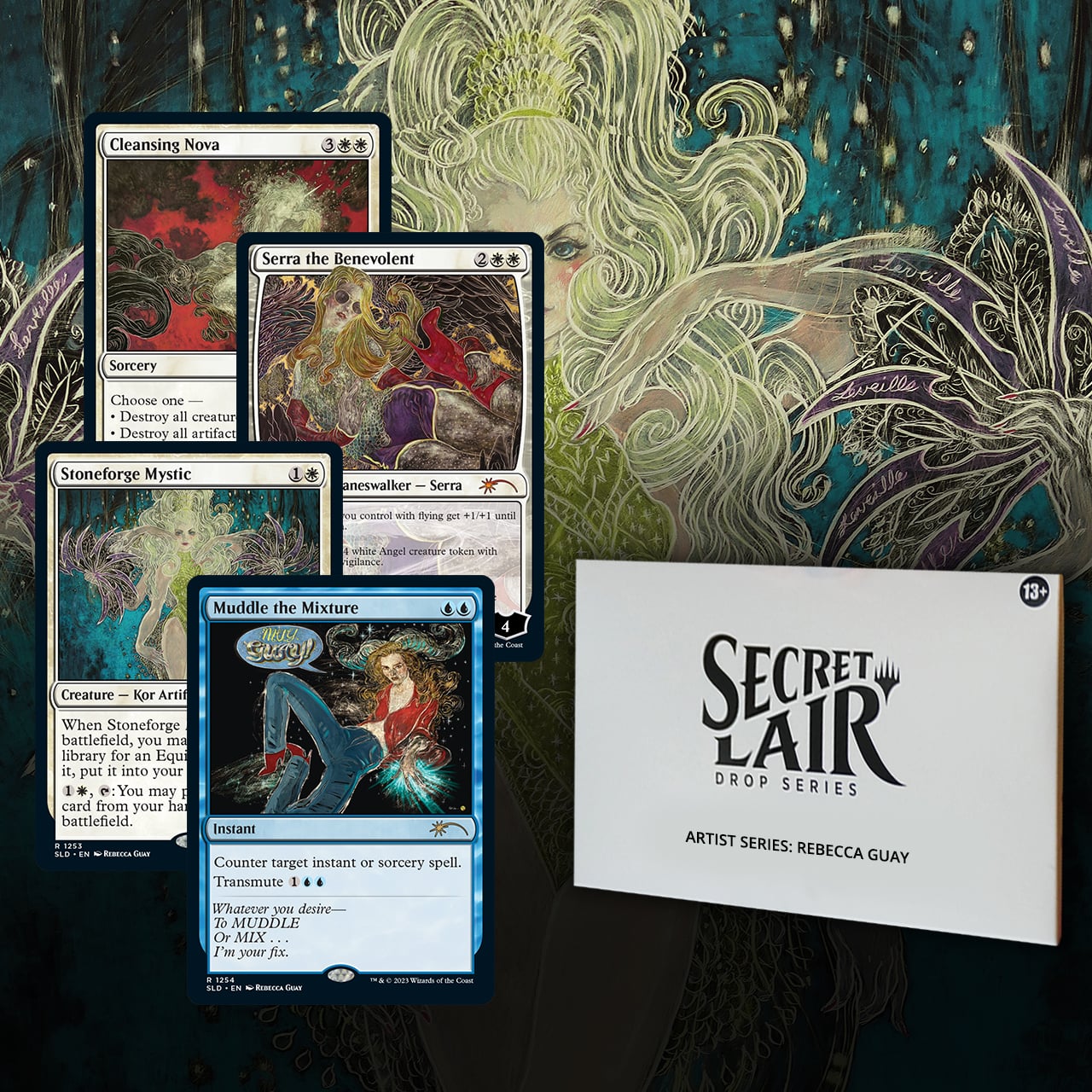 mtg【FOIL】Secret Lair Rebecca Guay 4セット Secret Lair Rebecca