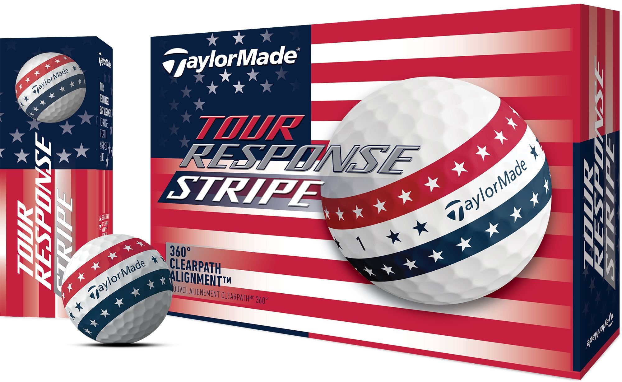 TaylorMade Tour Response Stripe USA Golf Balls 2024 - Carl's Golfland