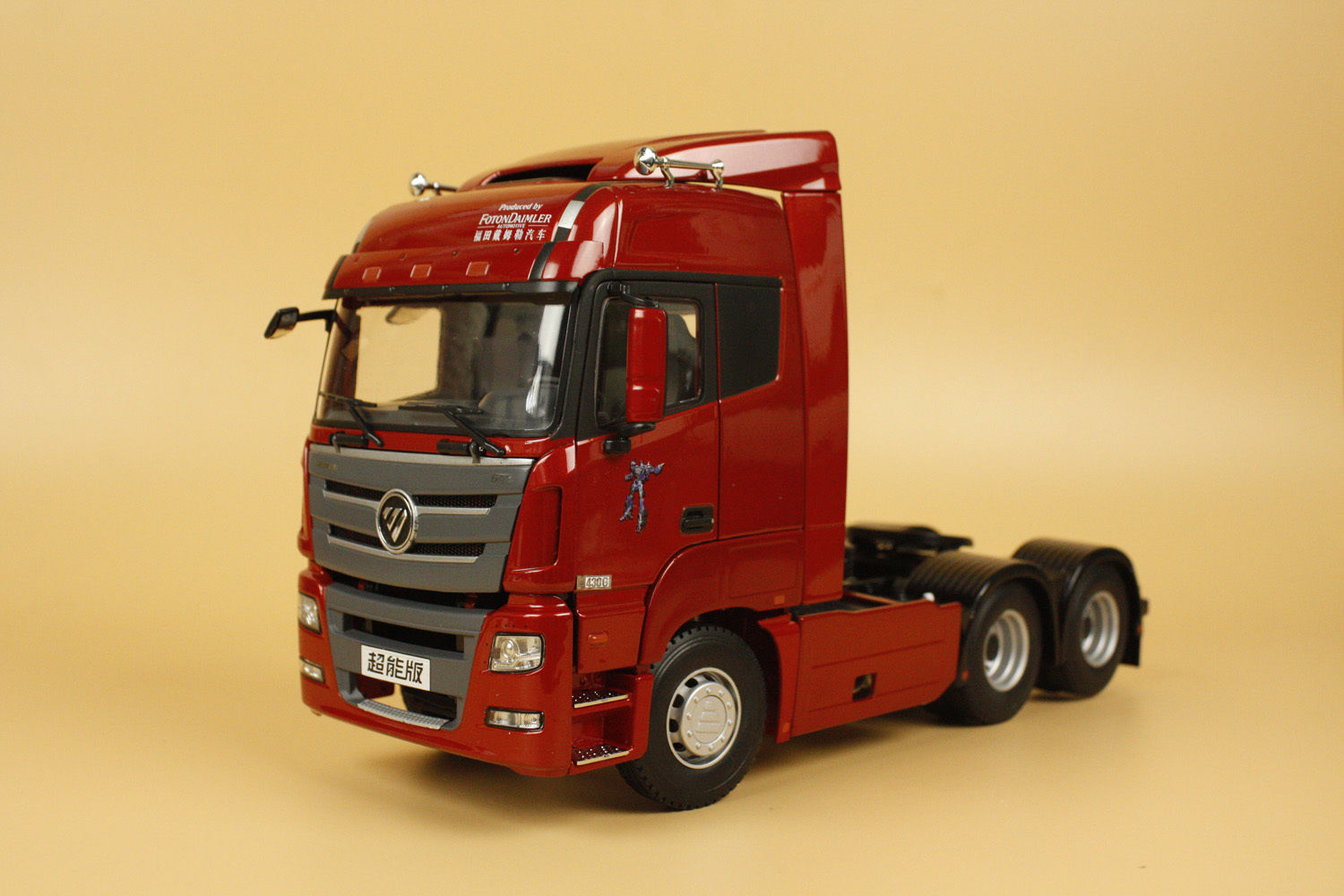 Original Alloy Model Gift 1:24 Scale Foton Dailmer Auman GTL Truck