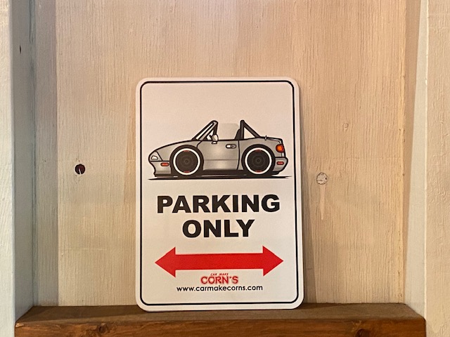 パーキングサイン（NA銀） | CAR MAKE CORN'S