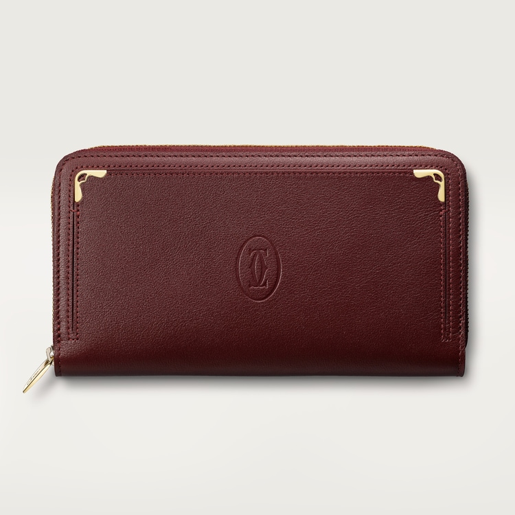 CRL3001490 - Zipped International Wallet, Must de Cartier