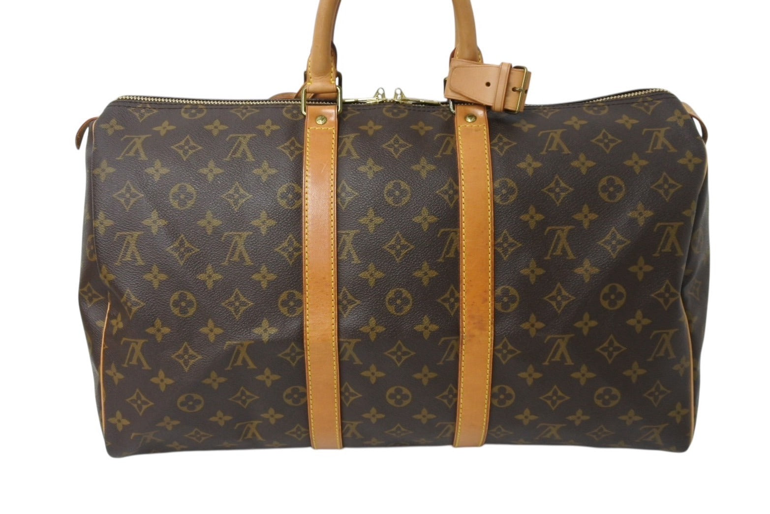 LOUIS VUITTON キーポル45 ボストンバッグ モノグラム ヌメ革 【公式通販】