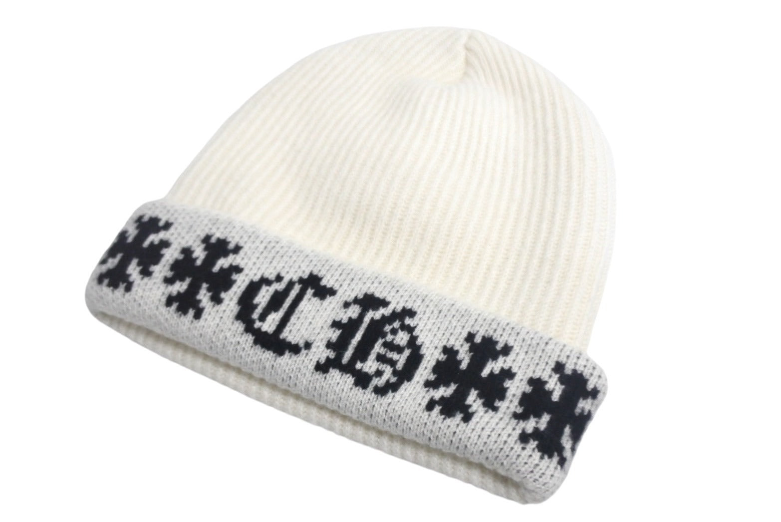 Chromehearts ビッグダディ カシミヤニットキャップブラック