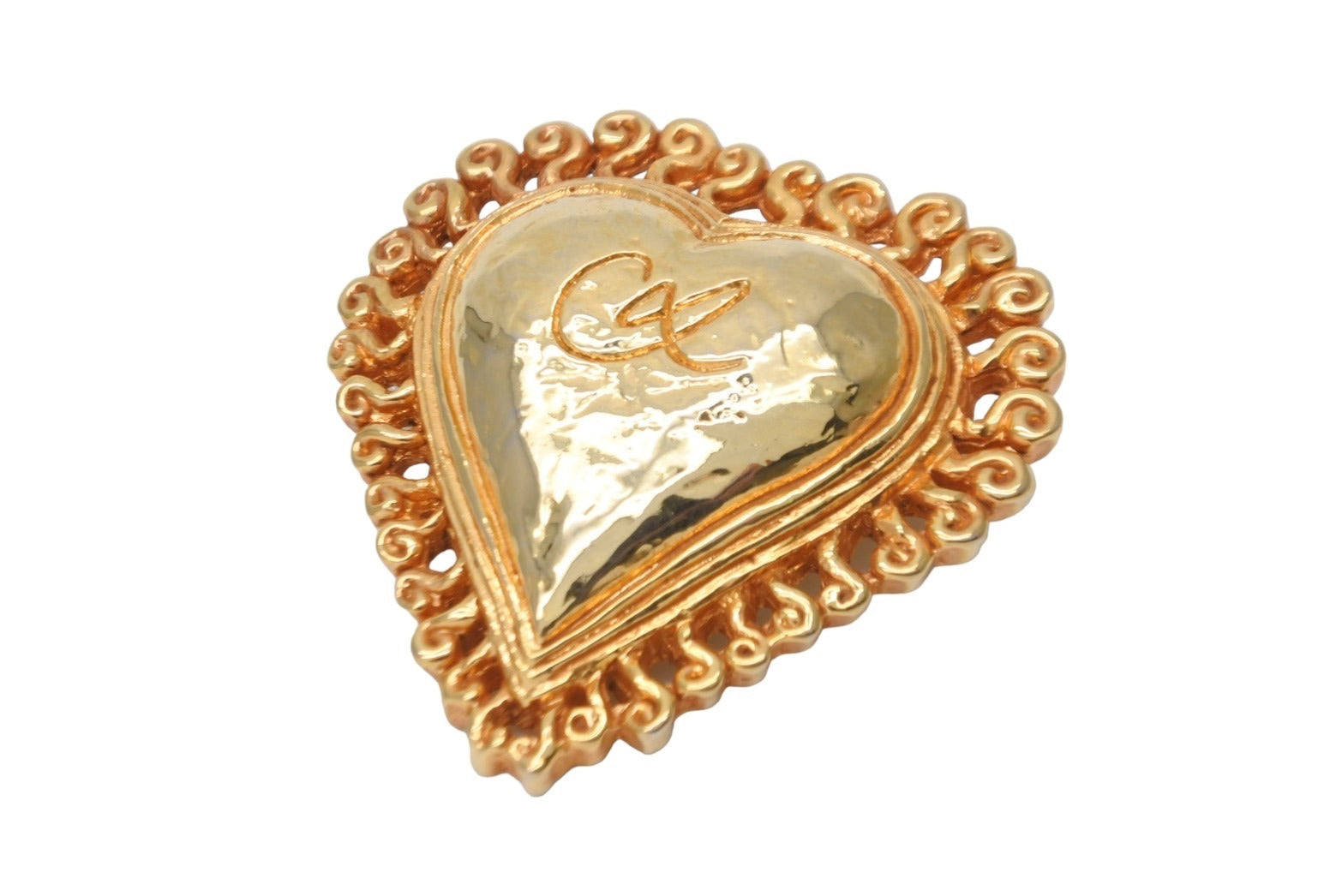 Christian Lacroix✨クリスチャンラクロワブローチハート