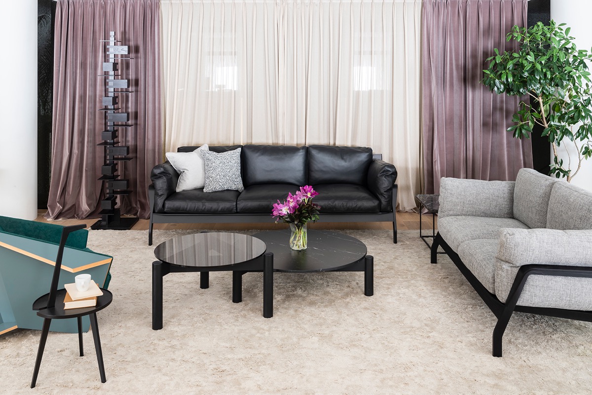 展示極美品】Cassina カッシーナ 535 ガラステーブル サイドテーブル