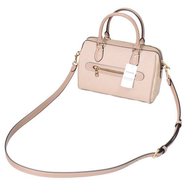 COACH】コーチ バッグ キャンバス レザー シグネチャー ローワン