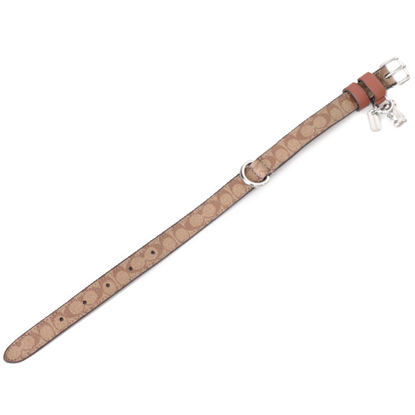 COACH】コーチ ドッグカラー キャンバス レザー シグネチャー スモール