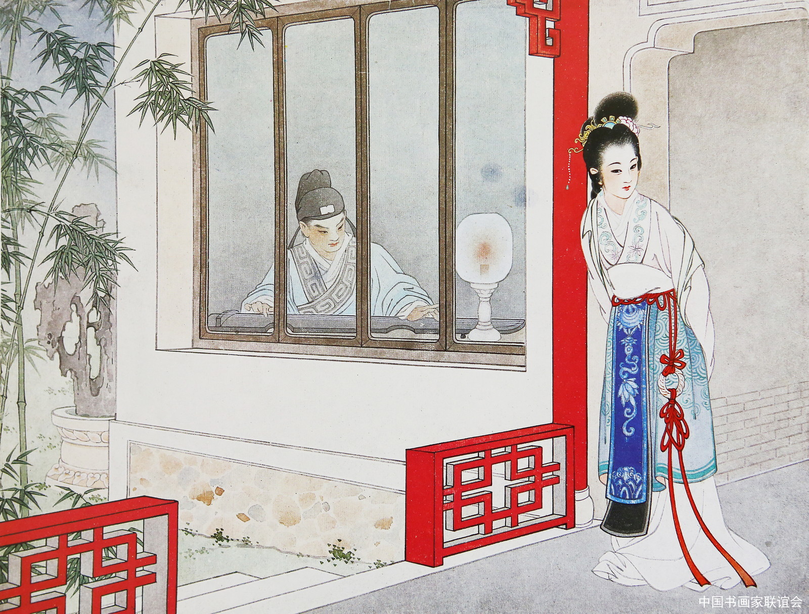 中国書道 中国書画 文革時代 任伯年 人物作品 作品封箱 秘蔵宝物