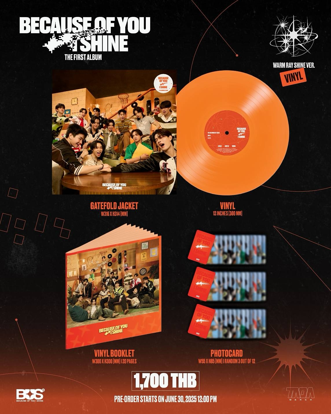 Pre-Order] BUS - Because of you, I shine - cdcosmos