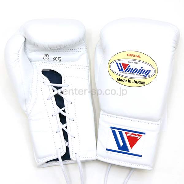 WINDY16オンスグローブ 白 紐式 WINDY ウィンディ ひも式 ロープ