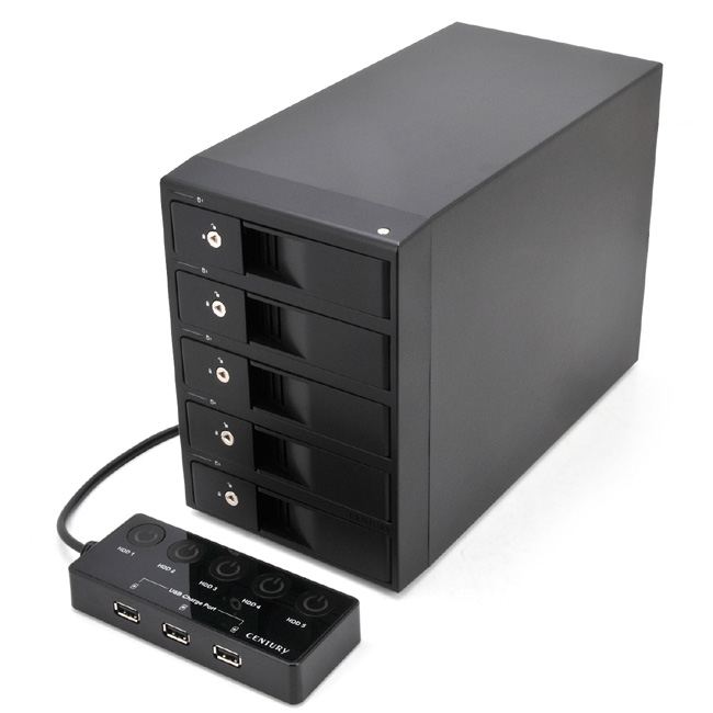 販売終了】 裸族のカプセルホテル5BAY (CRCH535U3ISC) ハードディスク