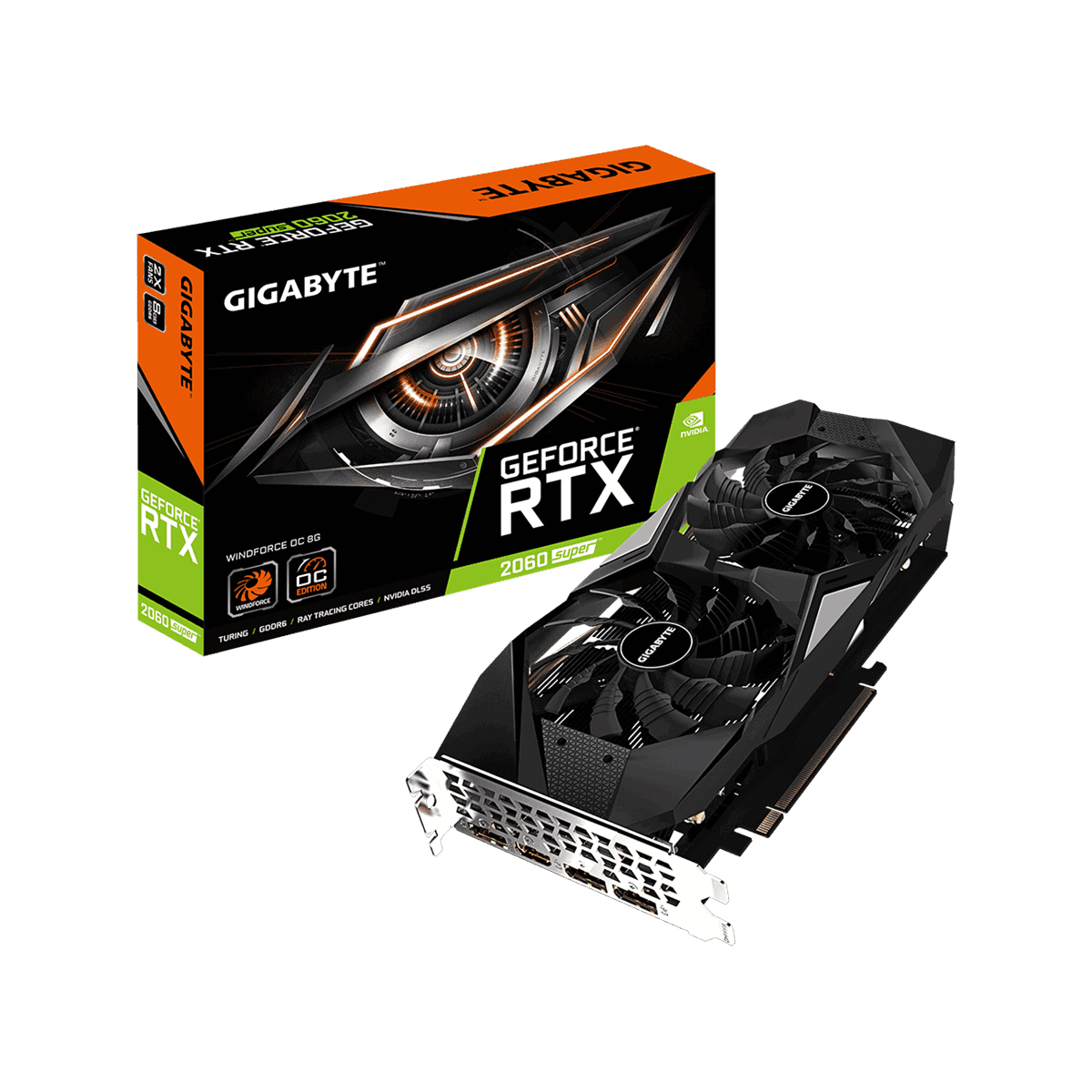 GV-N206SWF2OC-8GD | GIGABYTE NVIDIA GEFORCE RTX 2060 Super 搭載