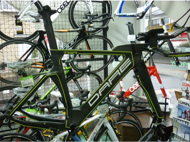 DARE TSR TTフレーム展示中！