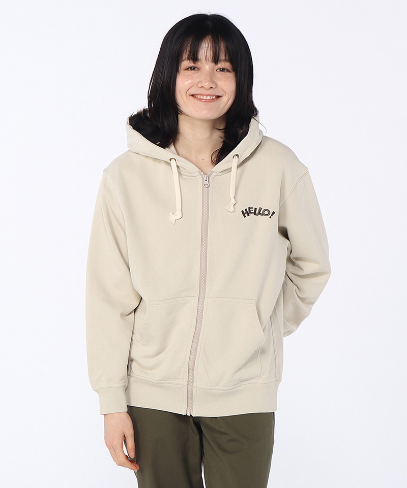 LP Hello! Booby Zip Parka/ループパイルハロー！ブービージップ