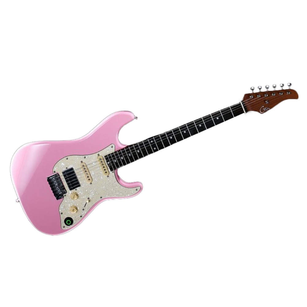 Mooer GTRS S800 Pink エレキギター(ムーアー 最先端の