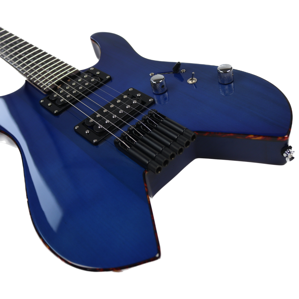 Schetter エレキギター キルテッドトップ 青 Schetter エレキギター