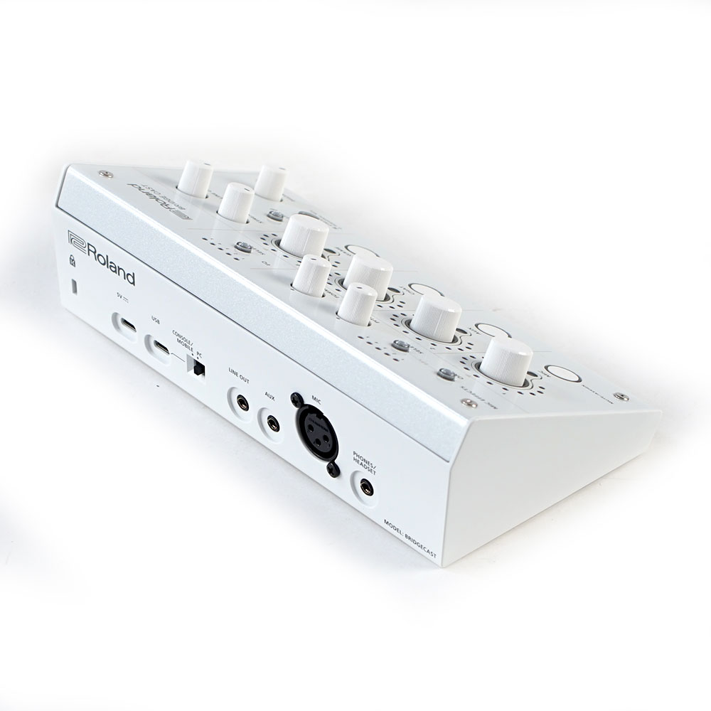 訳あり】 ROLAND BRIDGE CAST Ice White ゲーミングオーディオミキサー
