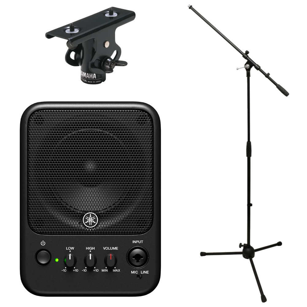 BOSE スピーカースタンド2本 MK-4 + YAMAHA マイクスタンドアダプター