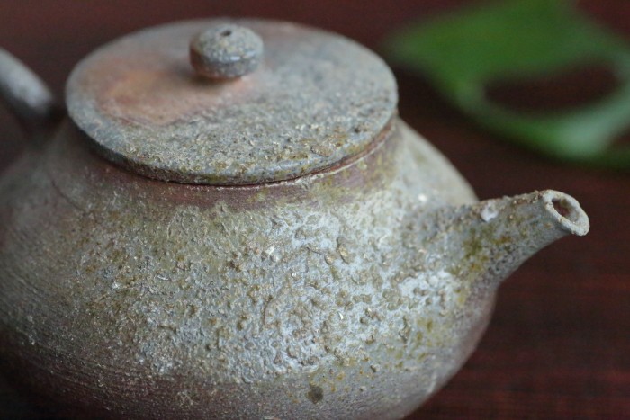 竹花正弘 南蛮茶銚 唐津焼急須 満容量120ml 登り窯焼成焼〆 上煎茶玉露