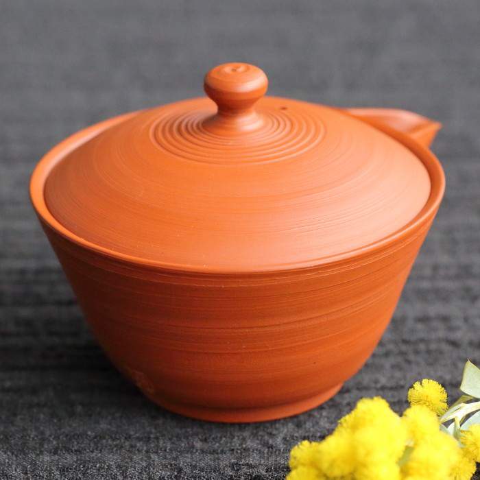 箕面焼松田箕山福槌摘み宝瓶急須煎茶器