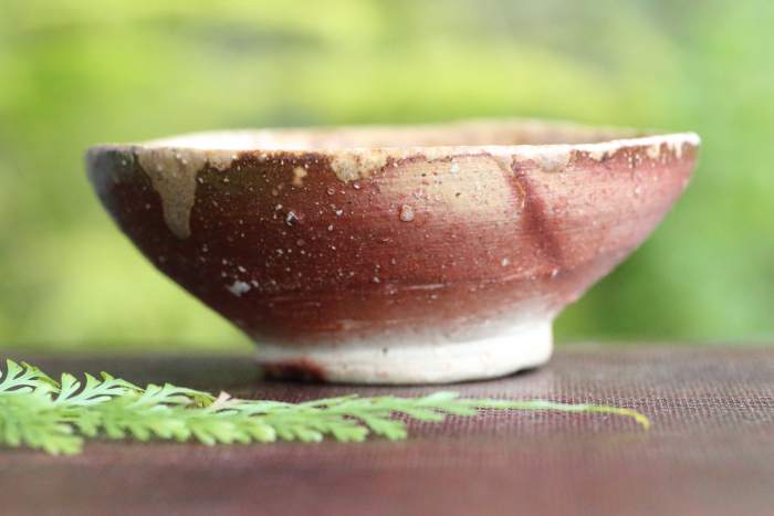 伊勢崎晃一朗 備前緋襷盃 備前焼ぐい吞み 酒呑 酒器 桐箱