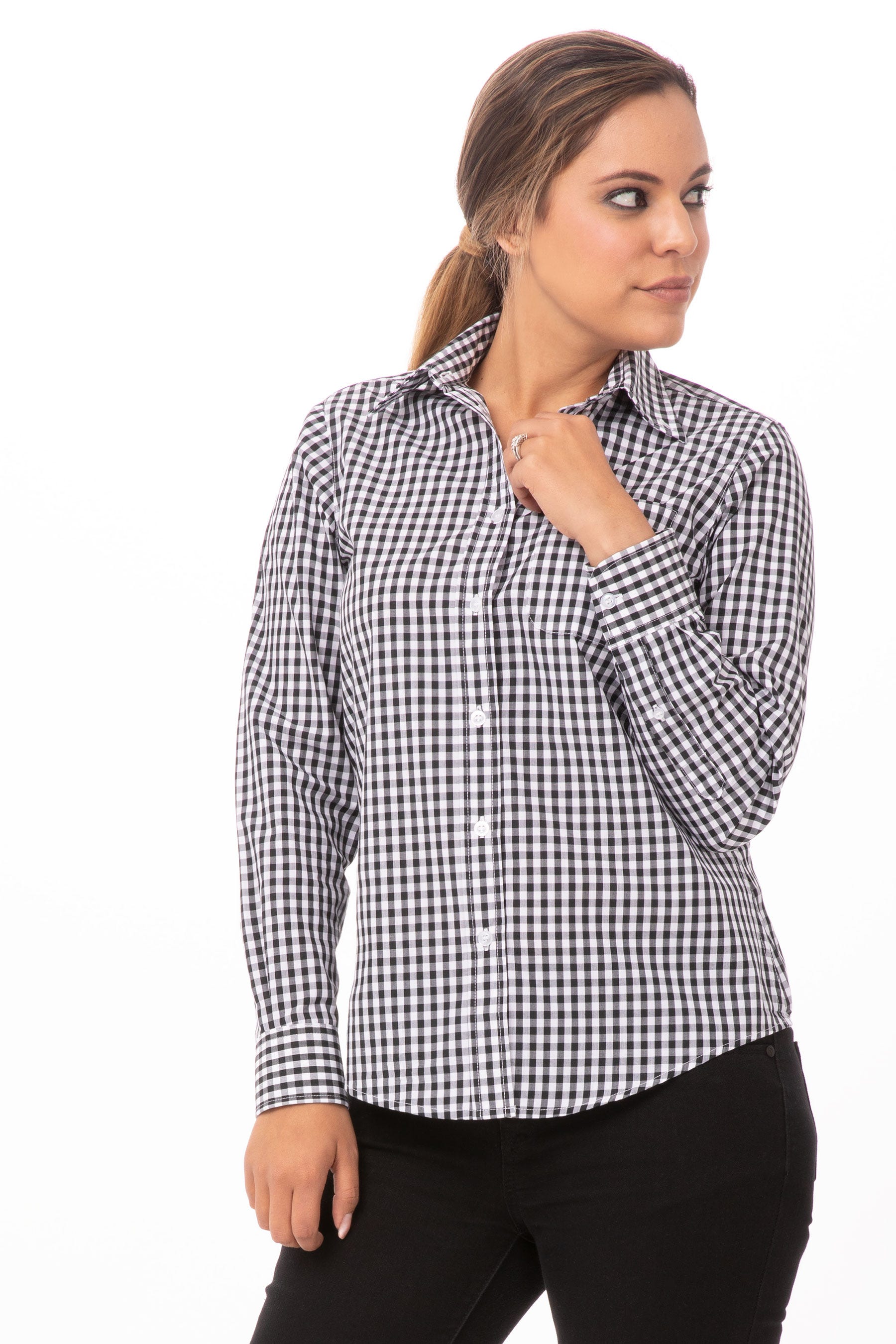 Gingham Dress Shirt | Chef Works