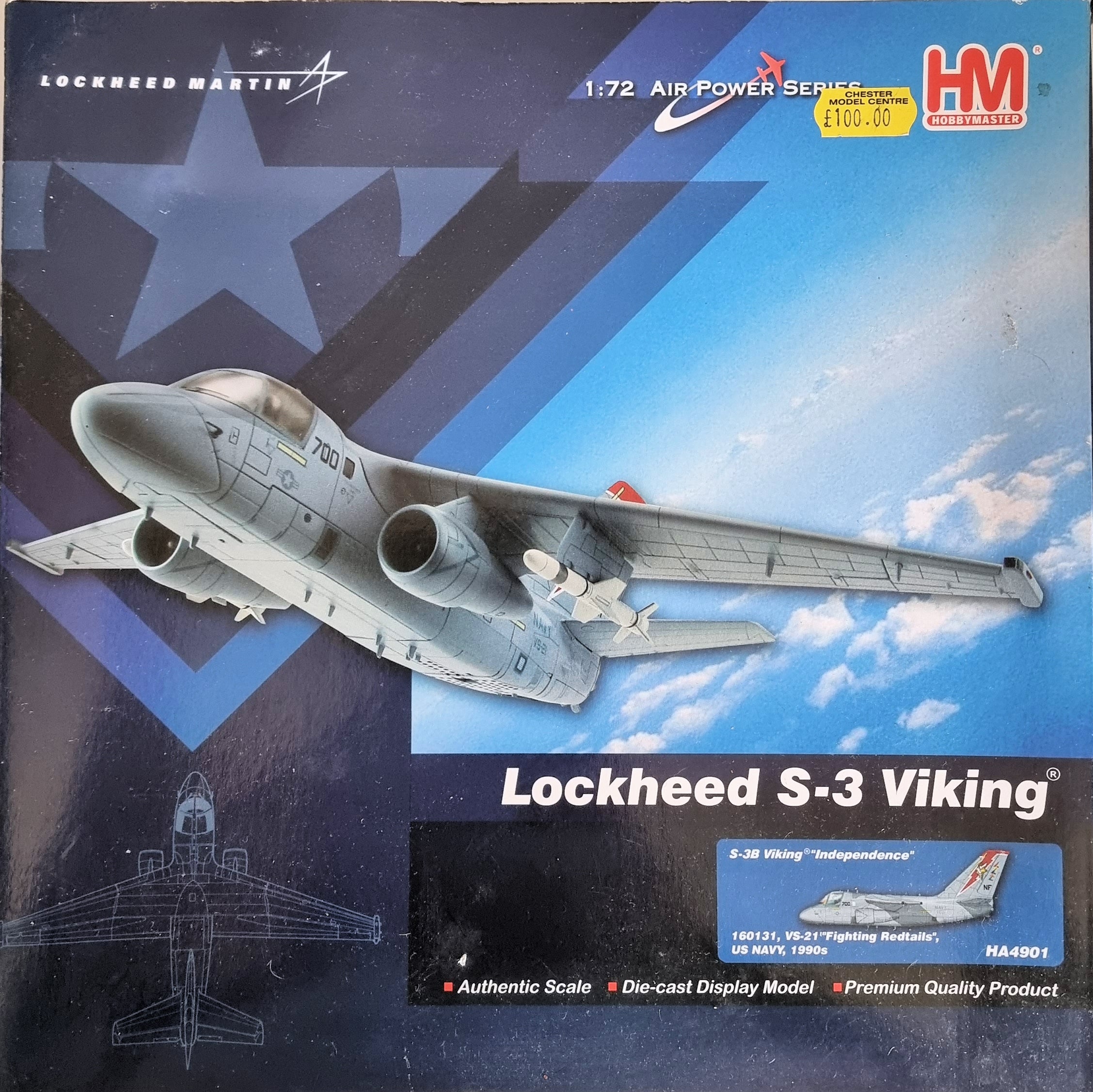 ホビーマスター 1⁄72 Lockheed S-3A Viking HA4903 ホビーマスター 1