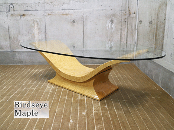 IDC 大塚家具 スプレンダー センターテーブル バーズアイメープル 鳥目