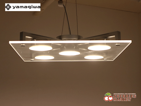 Yamagiwa】ヤマギワ P-FLAT 325L-941C 5灯 クリア シーリングライト