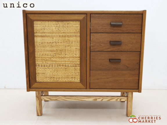 unico】ウニコ WICK ウィック キャビネット W800 チェスト 出張買取