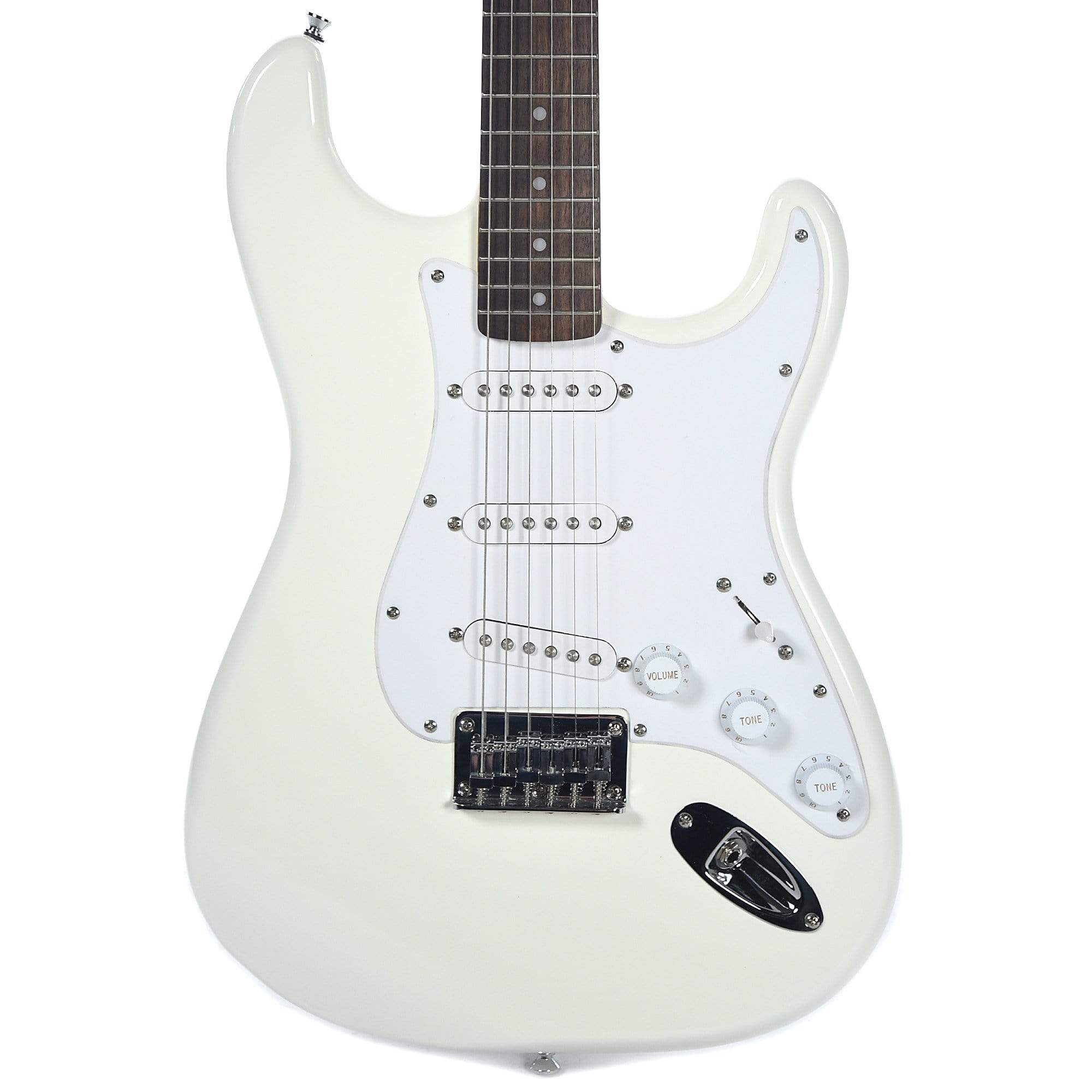 Squier Bullet Stratocaster Hardtail Arctic White – Chicago Music