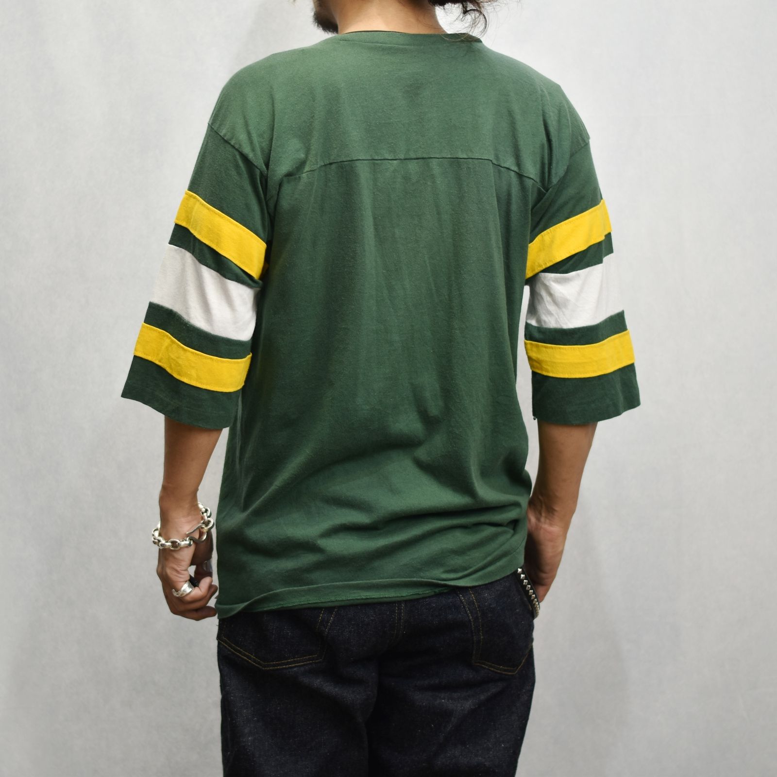 古着 80's / Champion チャンピオン フットボール Tシャツ / Lサイズ