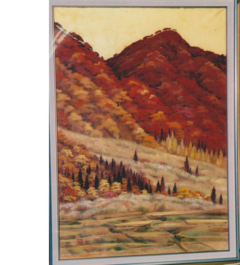 中華民国の絵家 絵画 台湾の名家 孫孝友 （最作)南鄉旧夢 国画巻き絵