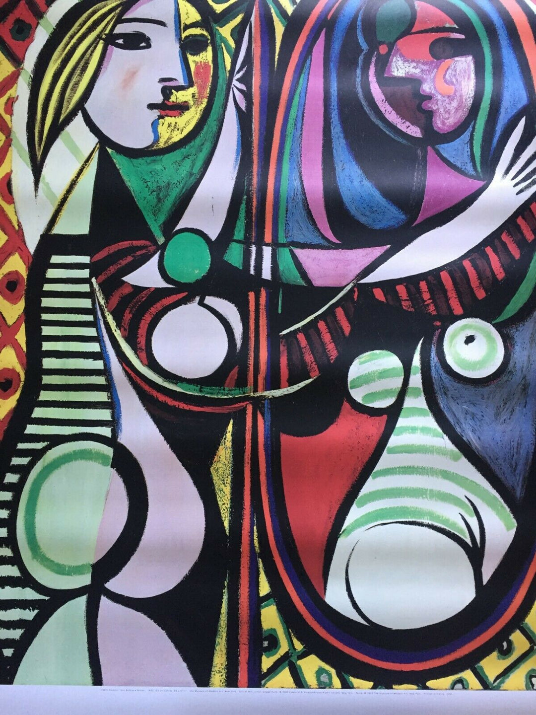 パブロ・ピカソ【鏡の前の少女】 ニューヨークMOMA公式ポスター 09年US