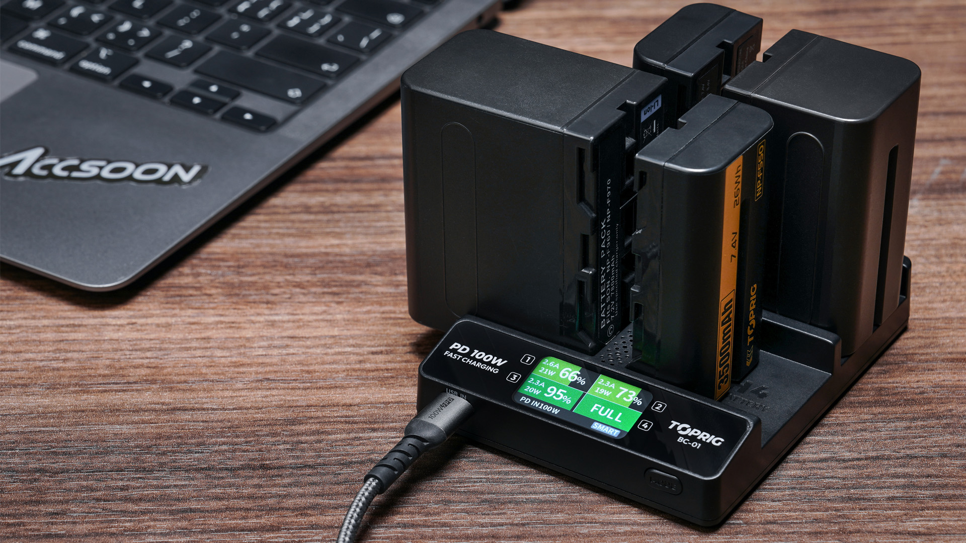 Accsoon SeeMo バッテリー充電器セット 【公式通販】