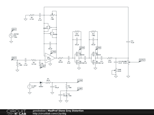 MadProf Stone Grey Distortion - CircuitLab