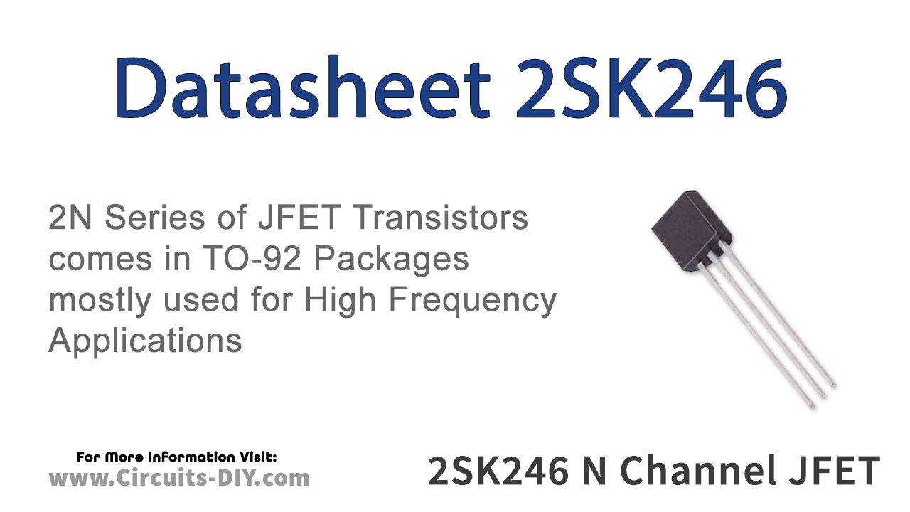 2SK246 N-Channel Constant Current Applications JFET - Datasheet