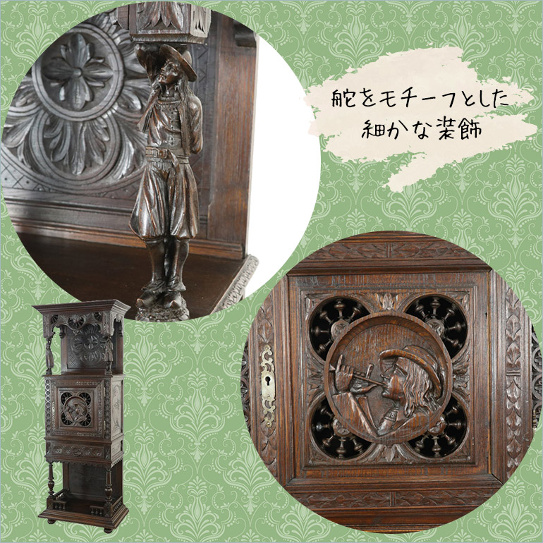 クララボ・ヒトリゴト】芸術作品のような美しさ！アンティーク 彫刻