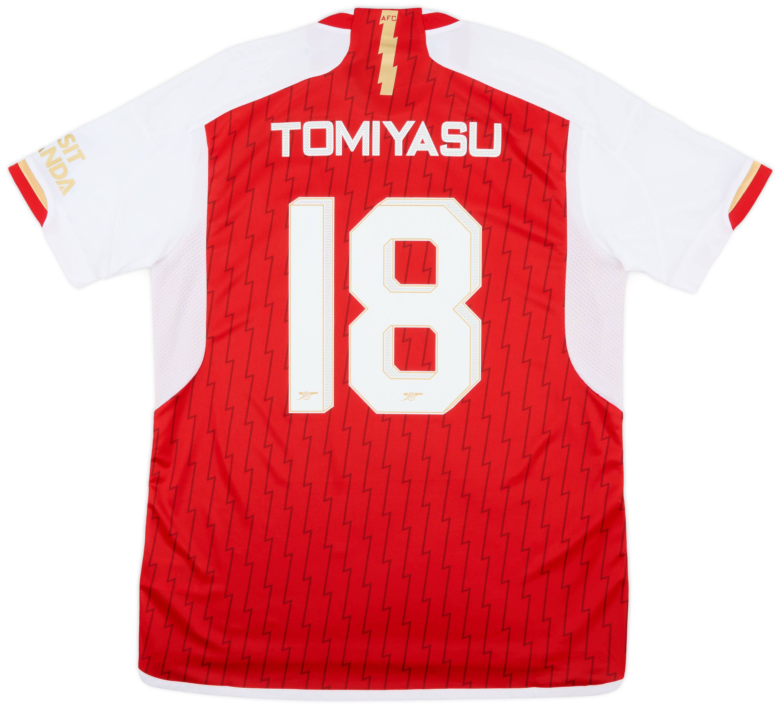 2023-24 Arsenal Home Shirt Tomiyasu #18
