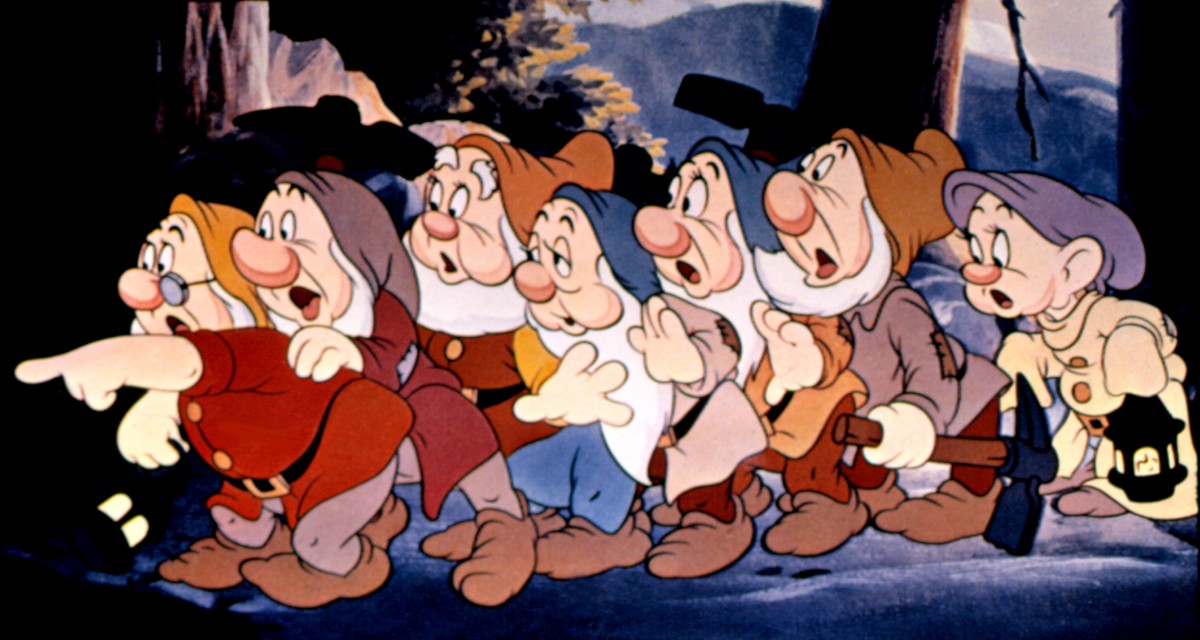 ディズニー 白雪姫 七人のこびと 版画 絵画