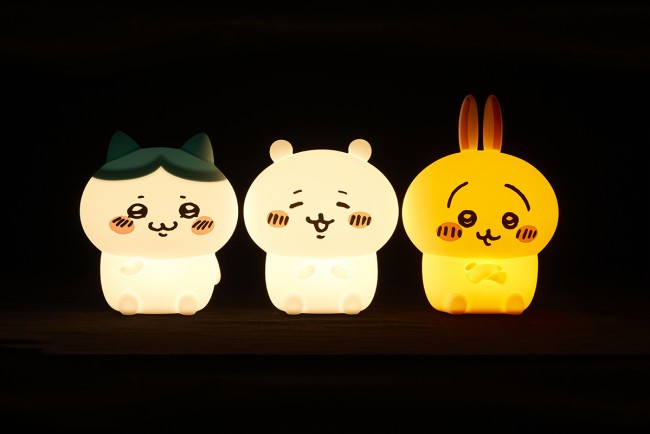 ふわっと光る「ちいかわルームライト」発売！ コンプリートしたくなる