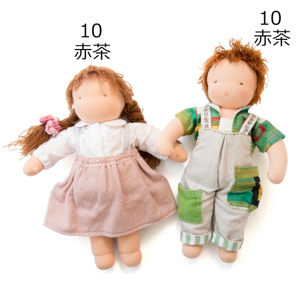 ウォルドルフ人形B体用3点セット セットアップ&長袖ワンピース