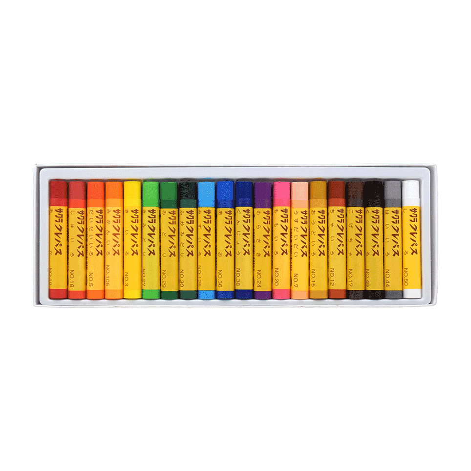 クレパス太巻20色｜クレパス｜クレパス（パス）｜絵画用品・学用品