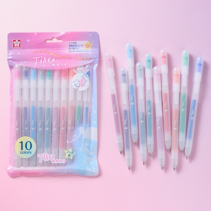 ボールサイン ティアラノック 10色セット｜ボールサインノック｜水性