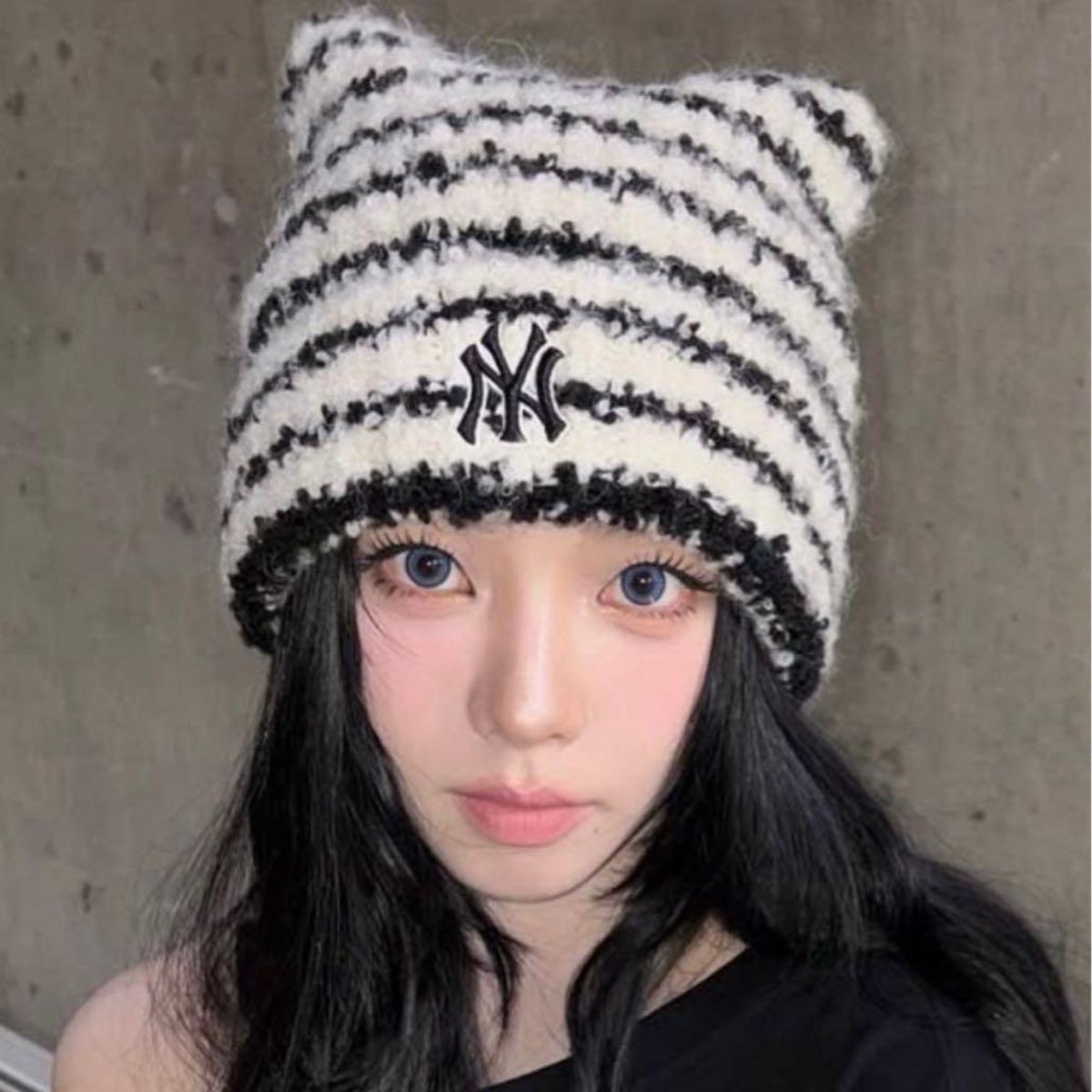 MLB Korea MLB Korea Plush Meow Beanie エムエルビー コリア 猫耳